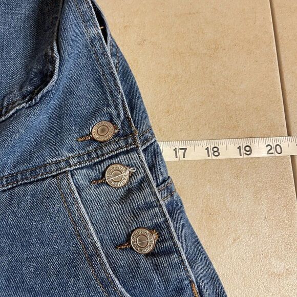 Misslook Denim Floral Overalls Large - Picture 11 of 12